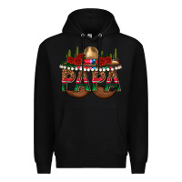 Black Papa Premium Hoodie - texasbilliewilder