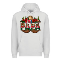 Dove Grey Papa Premium Hoodie - texasbilliewilder