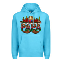 Ocean Blue Papa Premium Hoodie - texasbilliewilder