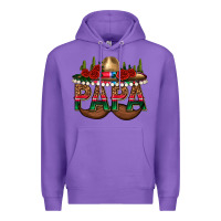 Purple Papa Premium Hoodie - texasbilliewilder
