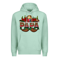 Seafoam Papa Premium Hoodie - texasbilliewilder
