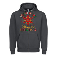 Smoke believe in the magic of christmas Zipper Hoodie - MaliasSmallBusiness