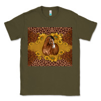 Army Green horse Classic Tee - BarkalooDesign