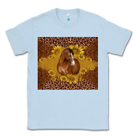Dusty Blue horse Classic Tee - BarkalooDesign