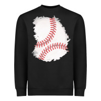 Black baseball patch Heavyweight Sweatshirt - AdoDesignShop