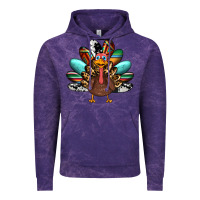 Cloud Purple thanksgiving turkey Vintage Hoodie - RanaPortraitStore