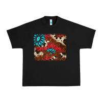 Black gemstone cowhide background Urban Heavy Tee - AdoDesignShop