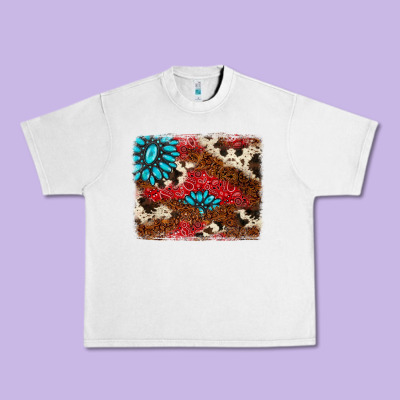 Gemstone Cowhide Background Urban Heavy Tee Designed By Adodesignshop