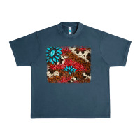 Midnight Navy gemstone cowhide background Urban Heavy Tee - AdoDesignShop