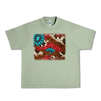 Oil Green gemstone cowhide background Urban Heavy Tee - AdoDesignShop