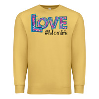 Antique Gold Love Mom Life Premium Sweatshirt - Bettercallsaul