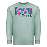 Seafoam Love Mom Life Premium Sweatshirt - Bettercallsaul