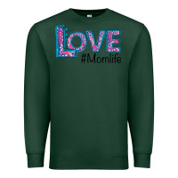 Sports Green Love Mom Life Premium Sweatshirt - Bettercallsaul