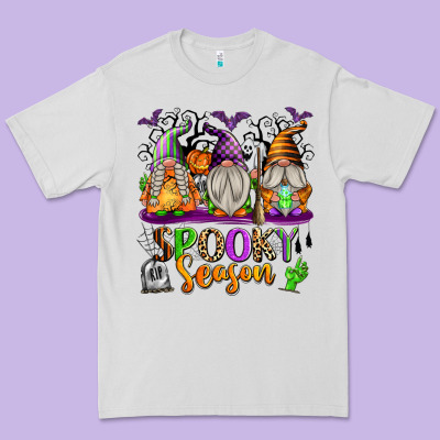 Spooky Season Gnomes Premium Tee Designed By Texasbilliewilder
