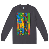 Smoke autism american flag Long Sleeve Tee - MaliasSmallBusiness