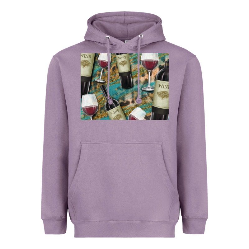 California Wine With Leopard Background Heavyweight Hoodie by Bettercallsaul | Teevron