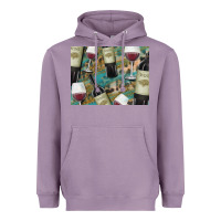 Lavender California Wine with Leopard Background Heavyweight Hoodie - Bettercallsaul