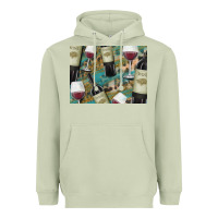Matcha California Wine with Leopard Background Heavyweight Hoodie - Bettercallsaul
