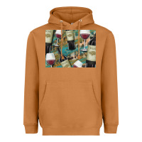 Meerkat California Wine with Leopard Background Heavyweight Hoodie - Bettercallsaul