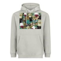 Moon Dust California Wine with Leopard Background Heavyweight Hoodie - Bettercallsaul