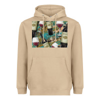 Mushroom California Wine with Leopard Background Heavyweight Hoodie - Bettercallsaul