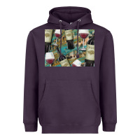 Plum California Wine with Leopard Background Heavyweight Hoodie - Bettercallsaul