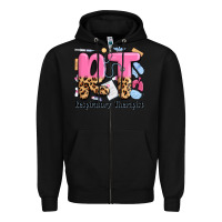 Black respiratory therapist Zipper Hoodie - MaliasSmallBusiness