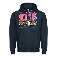 Navy respiratory therapist Zipper Hoodie - MaliasSmallBusiness
