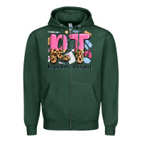 Sports Green respiratory therapist Zipper Hoodie - MaliasSmallBusiness