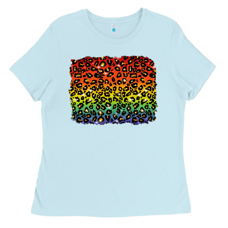 Pride Leopard Background Lgbt Ladies Tee by texasbilliewilder | Teevron