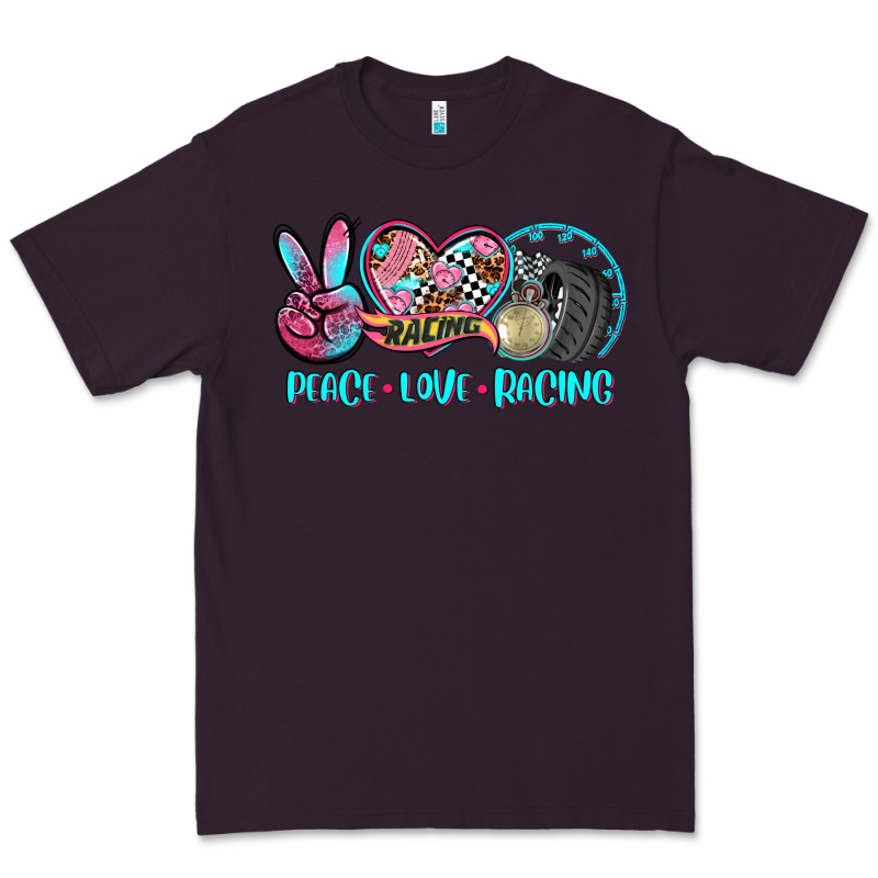 Peace Love Racing Premium Tee by AdoDesignShop | Teevron