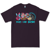 Plum peace love racing Premium Tee - AdoDesignShop