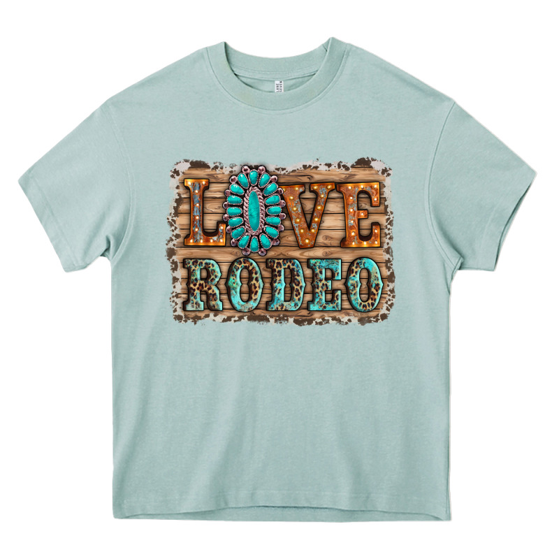 Love Rodeo Gemstone Heavy Core Tee by RanaPortraitStore | Teevron