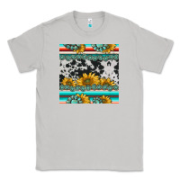 Moon Dust sunflower cowhide serape coaster Classic Tee - BarkalooDesign