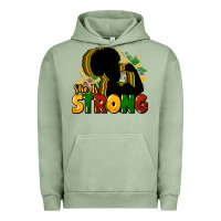 Pigment Oil Green She is strong Black History Urban Hoodie - HowdyJamesFarm