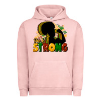Pigment Salmon She is strong Black History Urban Hoodie - HowdyJamesFarm