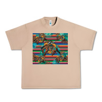 Burro bucking bronco serape turquoise Urban Heavy Tee - Artiststas
