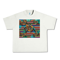 Pistachio bucking bronco serape turquoise Urban Heavy Tee - Artiststas