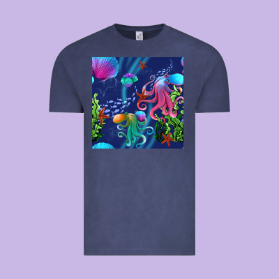 Undersea Vintage Tee Designed By Bundleandbundleshop