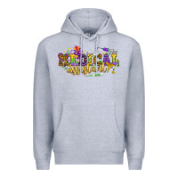 Heather Grey MA Medical Assistant Mardi Gras Premium Hoodie - NancyCooperArtShop