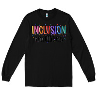 Black ınclusion matters Long Sleeve Tee - MaliasSmallBusiness