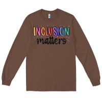 Chestnut ınclusion matters Long Sleeve Tee - MaliasSmallBusiness