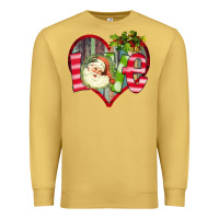 Antique Gold Love Christmas Santa Premium Sweatshirt - Bettercallsaul