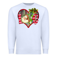 White Love Christmas Santa Premium Sweatshirt - Bettercallsaul