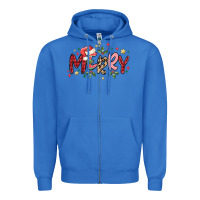 True Royal merry Zipper Hoodie - MaliasSmallBusiness