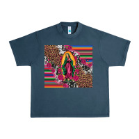 Midnight Navy our lady of guadalupe serape background tumbler Urban Heavy Tee - Artiststas