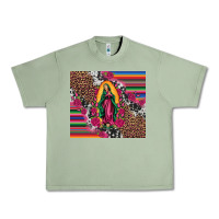 Oil Green our lady of guadalupe serape background tumbler Urban Heavy Tee - Artiststas