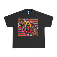 Pigment Black our lady of guadalupe serape background tumbler Urban Heavy Tee - Artiststas