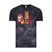 Cloud Black i meow you Vintage Tee - AdoDesignShop