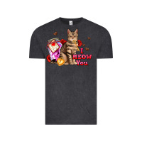 Vintage Black i meow you Vintage Tee - AdoDesignShop